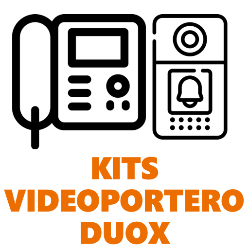 Kits Videoportero DUOX 2 hilos monitor y placa de calle