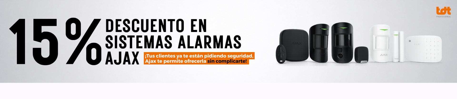 Descuento en sistemas alarmas Ajax