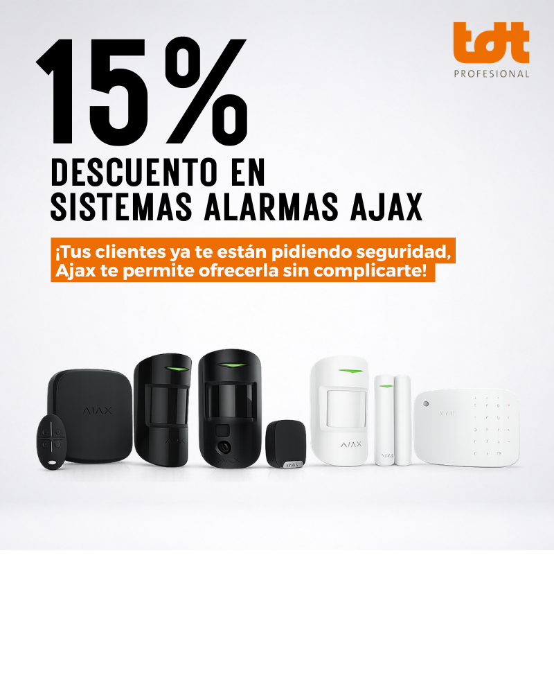 Descuento en sistemas alarmas Ajax