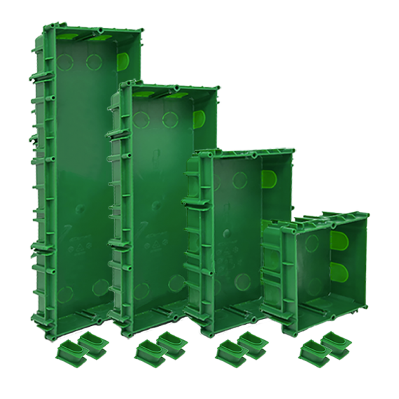 Flush Mount Box 3 Modules for Entrance Panels 3110/3A