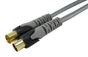 TV Antenna Cable 1.5m RG59 CEI Male/Female HIGH QUALITY