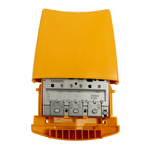 Amplificador Mástil 4e (FM-BIII/DAB-UHF-UHF) 36dB LTE 5G