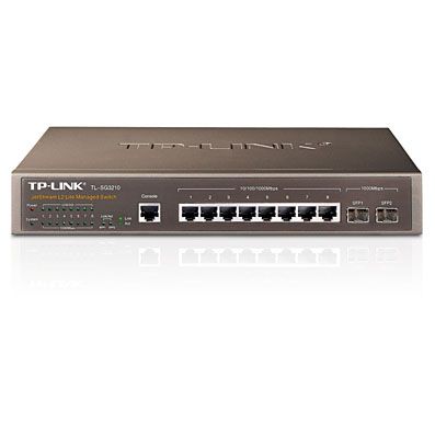 Managed Switch L2 8P Giga with 2P Combo Rack SG3210 from TpLink