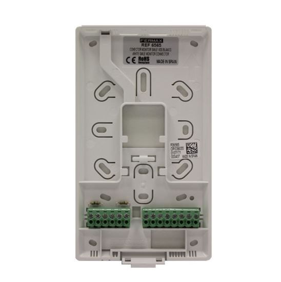 Conector 6565 para monitores SMILE FERMAX Blanco