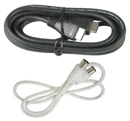 Kit de cables para Receptores con salida HDMI 2m  y cable coaxial 1.5m