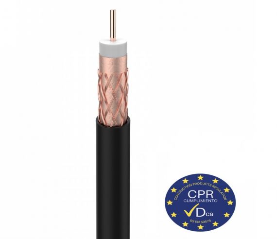 Cable Coaxial Cu/CCA Euroclase Dca Interior Televes 213910
