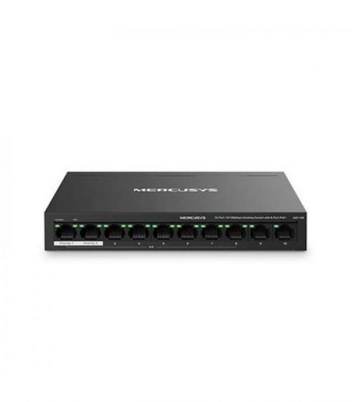 Switch 10 Ports 10/100Mbps 8 POE+ 65W by Mercusys
