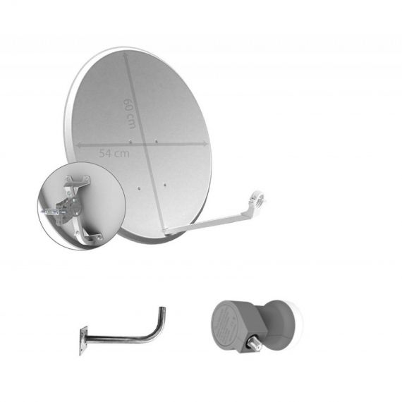 Tecatel Universal Dish Kit 60cm, Support and LNBl