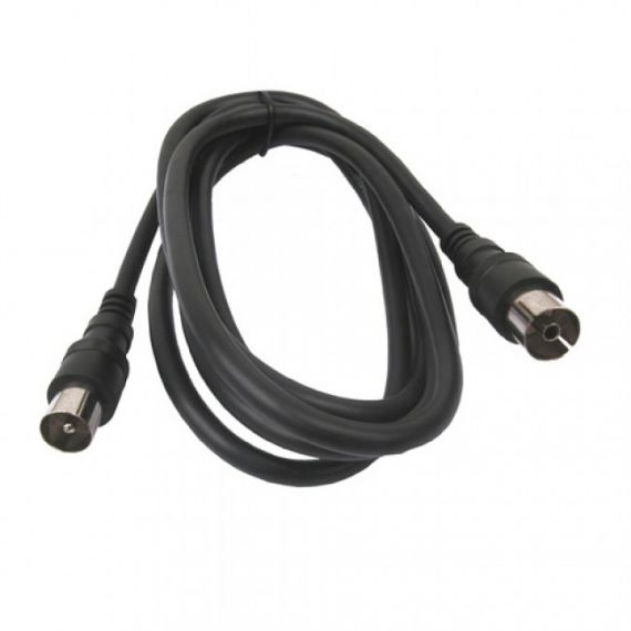 Antenna Cable 1.5m IEC Male/Female Black Axil