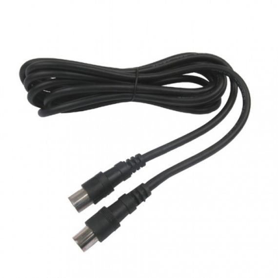 Antenna Cable 2.5m IEC Male/Female Black Axil