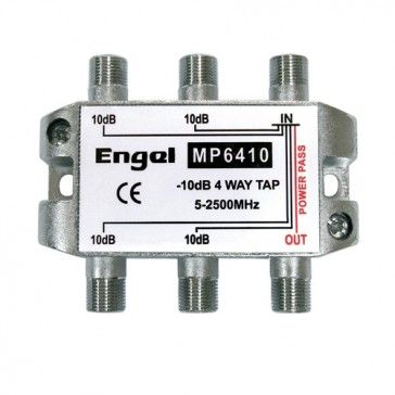 Standard Tap 4 Outputs 5-2400MHz 10 dB MP6410