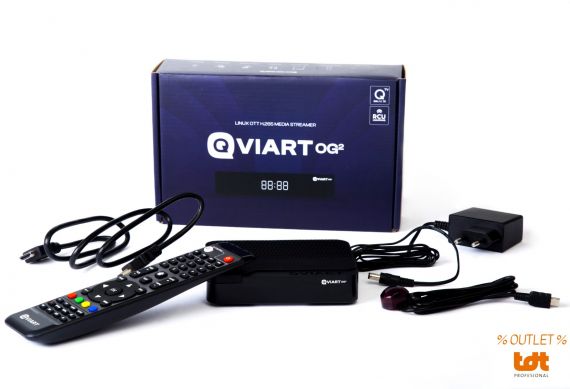 OUTLET: Receptor OTT IPTV Qviart OG2 Linux  