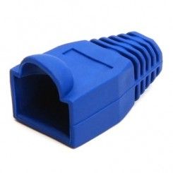 Cap for RJ45 connection in blue