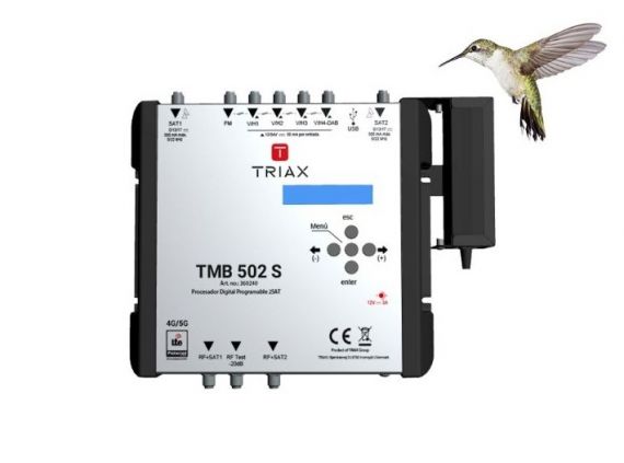 Procesador Digital Programable x2 SAT Triax TMB 502 S
