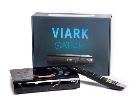 Receptor Satélite VIARK SAT 4K Multistream DVB-S2X WiFi IPTV