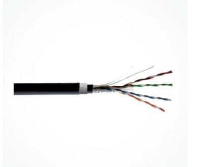 500 meter coil of FTP CAT6 Bitel black cable