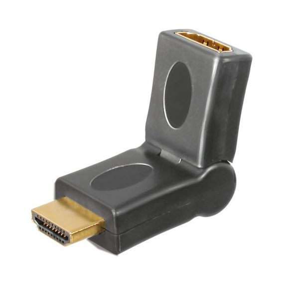 HDMI Male-Female Adapter with 180º Rotation