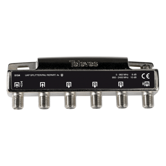 Splitter with UAP 5 outputs F Televes 5154