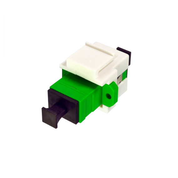 FO ICT-2 socket: Keystone Module + SC/APC Adapter