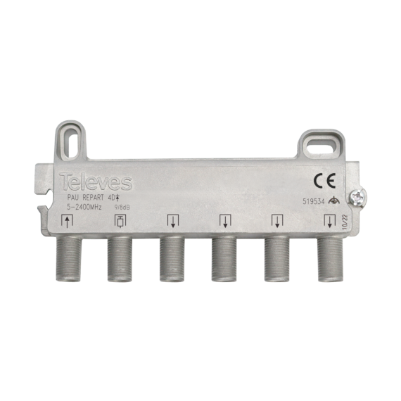 PAU Distributor 4 Outputs Connector F 9 dB Televes