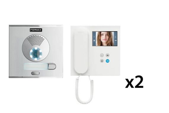 VEO DUOX PLUS 1W Video Kit with 2 Monitors