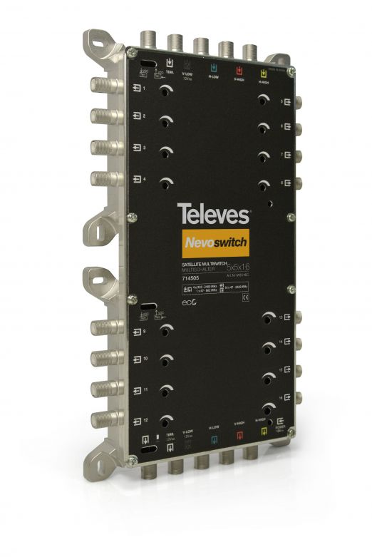 Nevoswitch 5 in x 5 outs x 16 for floors "F" Terminal/Cascade