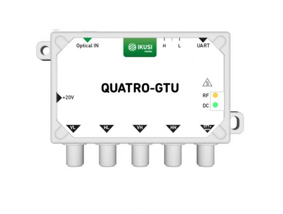 Receptor Óptico 4 SAT+TDT QUATRO-GTU Ikusi 4953
