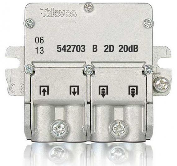 Televes 542703 2-way DTT-SAT Mini Tap