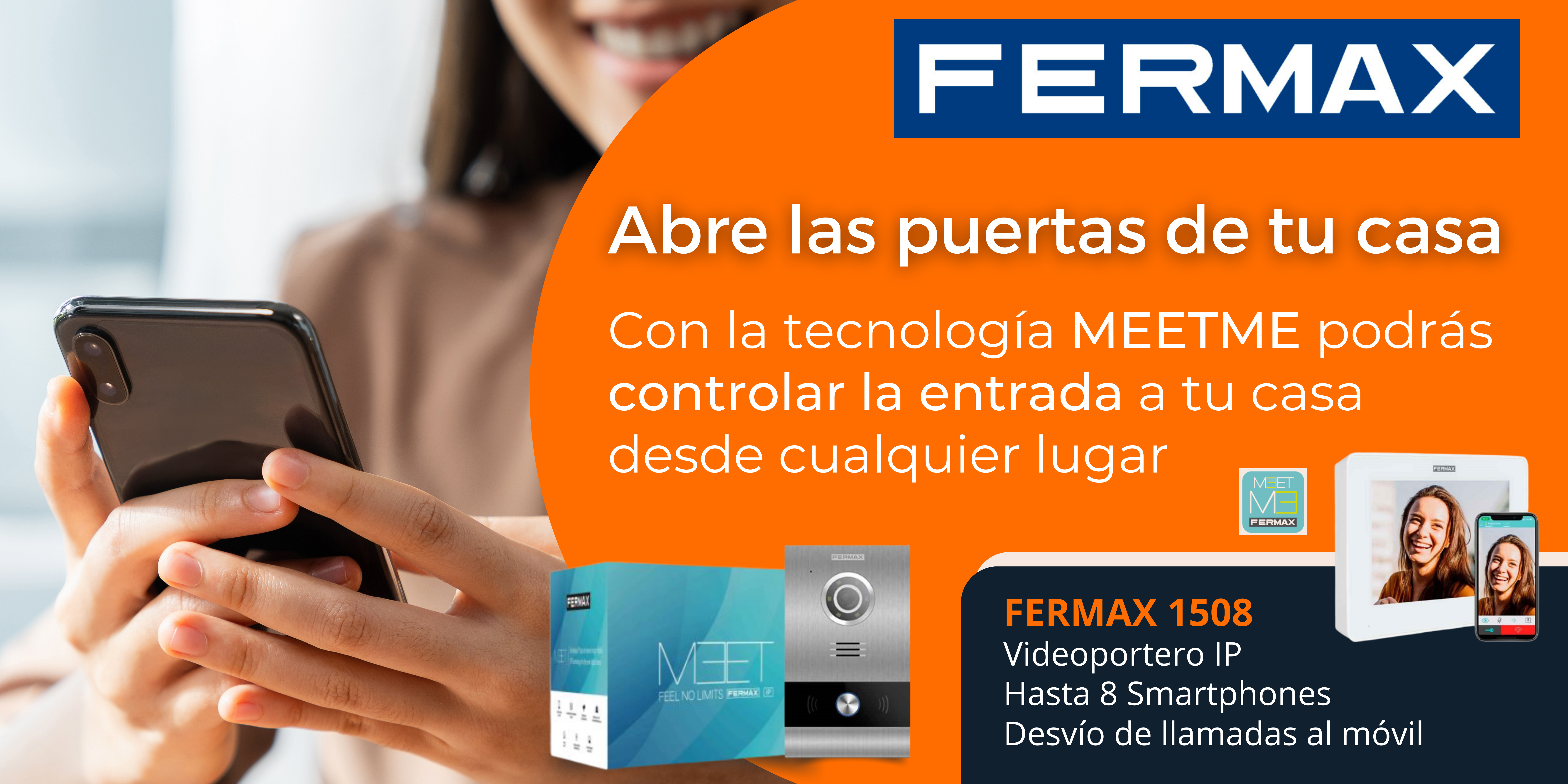Kit FERMAX 1508 Videoportero IP MEET