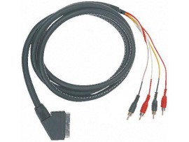 Adaptador euroconector RCA